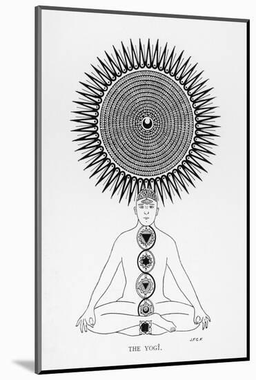 Schematic Representation of the Yogi Performing His Spiritual Exercise-J.f.c. Fuller-Mounted Photographic Print