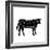 Scheme of Beef Cuts for Steak and Roast-robuart-Framed Premium Giclee Print