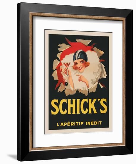 Schicks-Vintage Posters-Framed Giclee Print