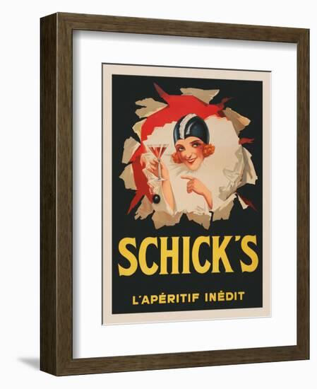 Schicks-Vintage Posters-Framed Giclee Print