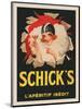 Schicks-Vintage Posters-Mounted Giclee Print