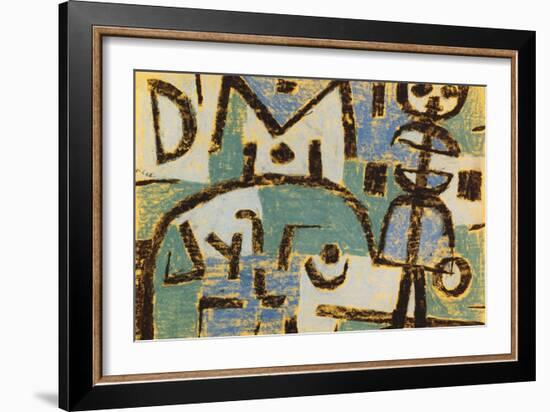 Schicksal Eines Kindes, 1937-Paul Klee-Framed Giclee Print