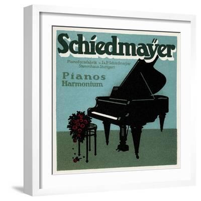 Schiedmayer Piano Manufacturers' Art Print | Art.com