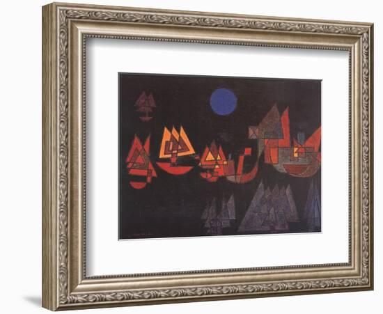 Schiffe im Dunkeln, c.1927-Paul Klee-Framed Art Print