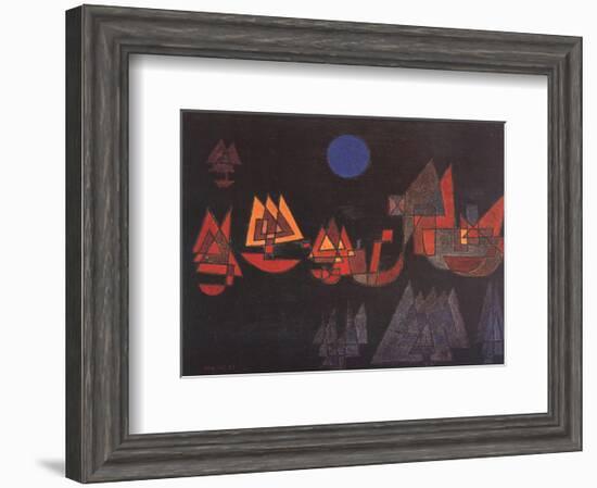 Schiffe im Dunkeln, c.1927-Paul Klee-Framed Art Print