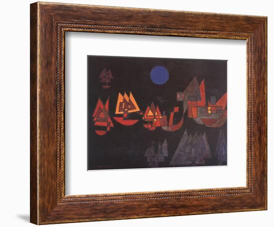 Schiffe im Dunkeln, c.1927-Paul Klee-Framed Art Print