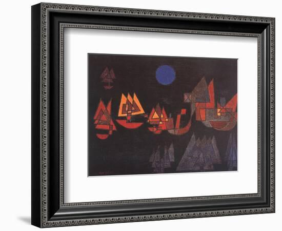 Schiffe im Dunkeln, c.1927-Paul Klee-Framed Art Print