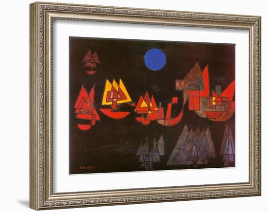 Schiffe im Dunkeln, c.1927-Paul Klee-Framed Art Print