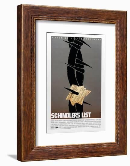 SCHINDLER'S LIST [1993], directed by STEVEN SPIELBERG.-null-Framed Photographic Print