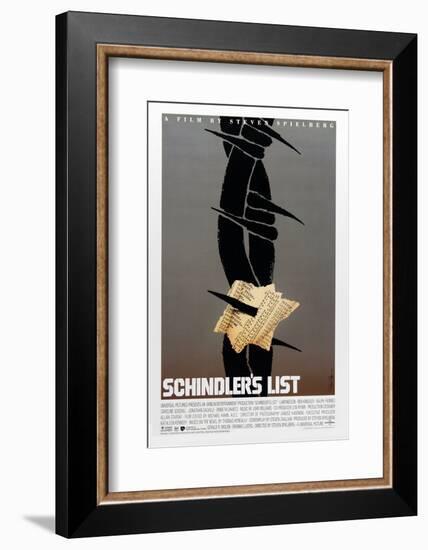 SCHINDLER'S LIST [1993], directed by STEVEN SPIELBERG.-null-Framed Photographic Print