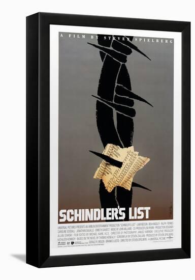 SCHINDLER'S LIST [1993], directed by STEVEN SPIELBERG.-null-Framed Premier Image Canvas