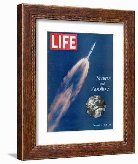 Schirra and Apollo 7, October 25, 1968-null-Framed Photographic Print