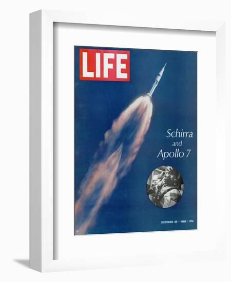 Schirra and Apollo 7, October 25, 1968-null-Framed Photographic Print