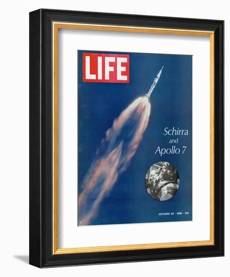 Schirra and Apollo 7, October 25, 1968-null-Framed Photographic Print