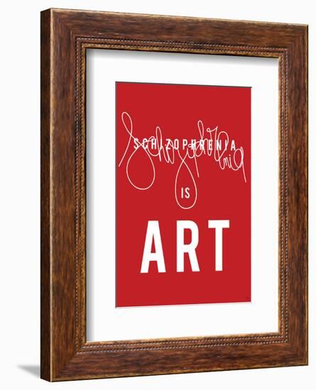 Schizophrenia is Art-Antoine Tesquier Tedeschi-Framed Art Print