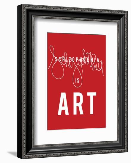 Schizophrenia is Art-Antoine Tesquier Tedeschi-Framed Art Print