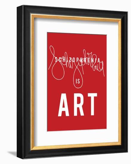 Schizophrenia is Art-Antoine Tesquier Tedeschi-Framed Art Print