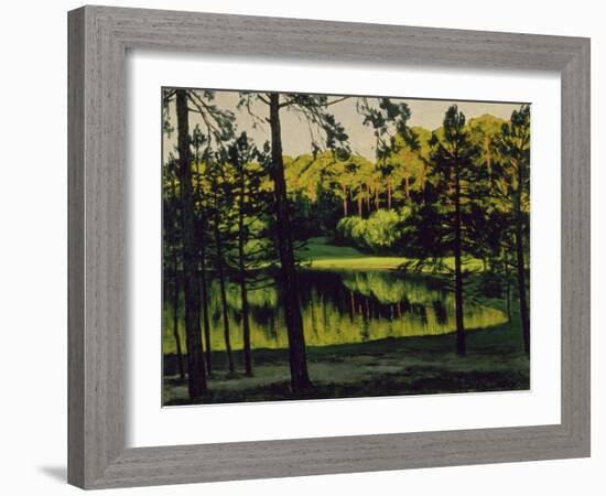 Schlachtensee Near Berlin-Walter Leistikow-Framed Giclee Print