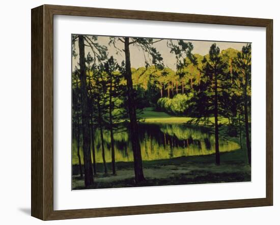 Schlachtensee Near Berlin-Walter Leistikow-Framed Giclee Print