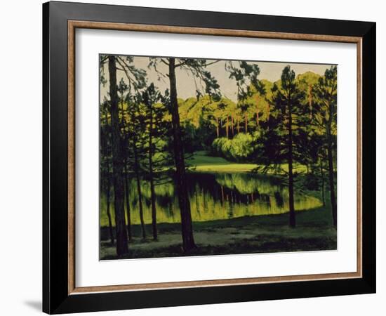 Schlachtensee Near Berlin-Walter Leistikow-Framed Giclee Print