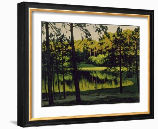 Schlachtensee Near Berlin-Walter Leistikow-Framed Giclee Print