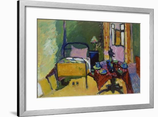 Schlafzimmer in Der Ainmillerstrasse 36, 1909-null-Framed Giclee Print