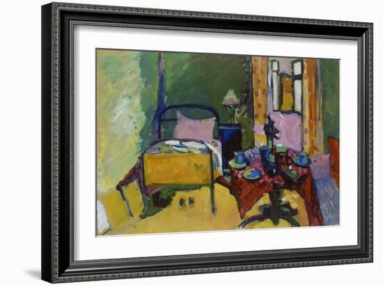 Schlafzimmer in Der Ainmillerstrasse 36, 1909-null-Framed Giclee Print