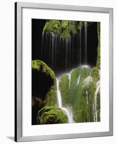 Schleierfaelle Waterfall in Bavaria-Franz Marc Frei-Framed Photographic Print