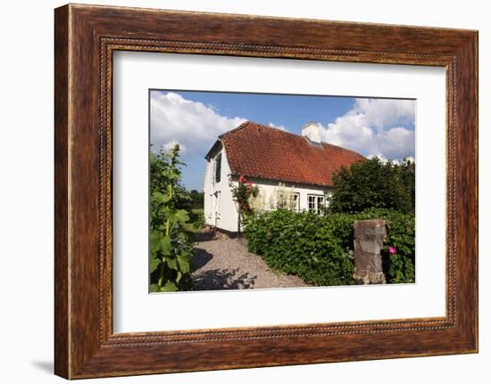 Schleswig-Holstein, Sieseby, Village, Typical Residential House-Catharina Lux-Framed Photographic Print