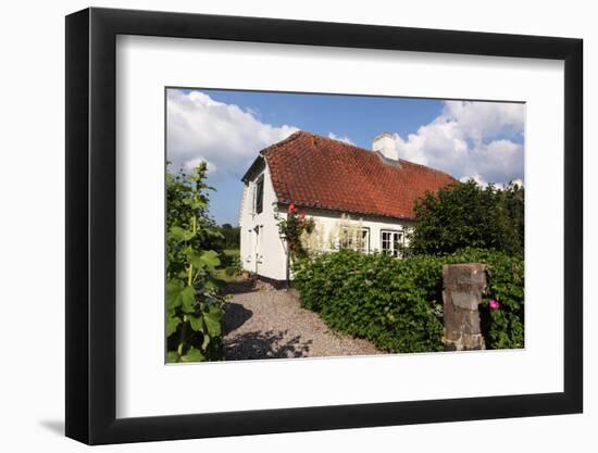 Schleswig-Holstein, Sieseby, Village, Typical Residential House-Catharina Lux-Framed Photographic Print