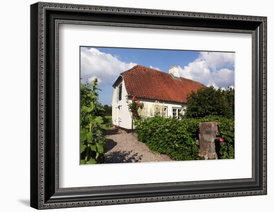 Schleswig-Holstein, Sieseby, Village, Typical Residential House-Catharina Lux-Framed Photographic Print