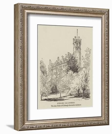 Schloss Callenberg-null-Framed Giclee Print