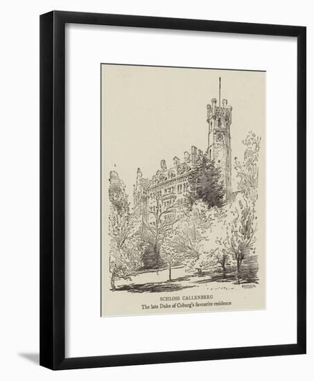 Schloss Callenberg-null-Framed Giclee Print