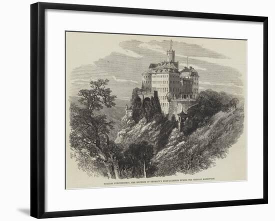 Schloss Furstenstein, the Emperor of Germany's Head-Quarters During the Silesian Manoeuvres-null-Framed Giclee Print