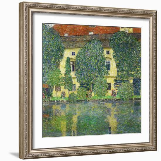 Schloss Kammer Am Attersee III (Wasserschloss), 1910-Gustav Klimt-Framed Giclee Print