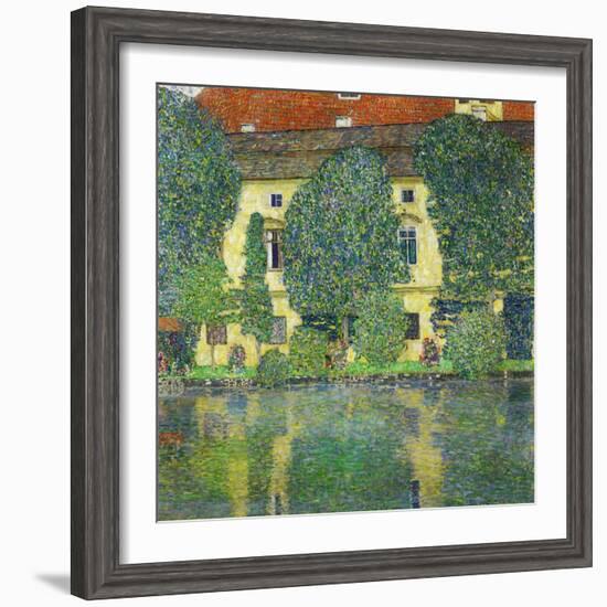 Schloss Kammer Am Attersee III (Wasserschloss), 1910-Gustav Klimt-Framed Giclee Print