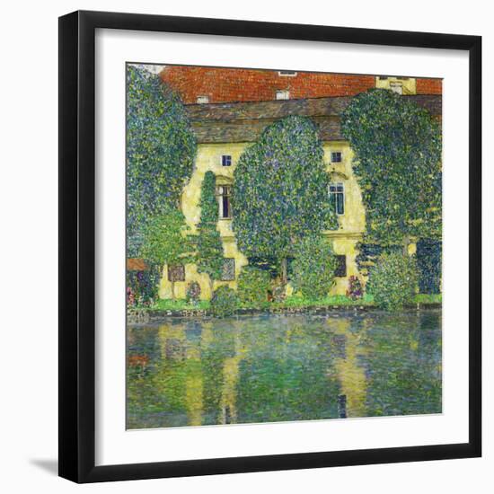 Schloss Kammer Am Attersee III (Wasserschloss), 1910-Gustav Klimt-Framed Giclee Print