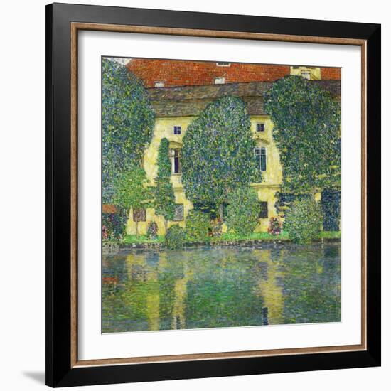 Schloss Kammer Am Attersee III (Wasserschloss), 1910-Gustav Klimt-Framed Giclee Print