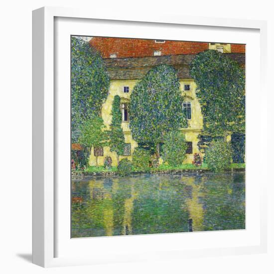 Schloss Kammer Am Attersee III (Wasserschloss), 1910-Gustav Klimt-Framed Giclee Print