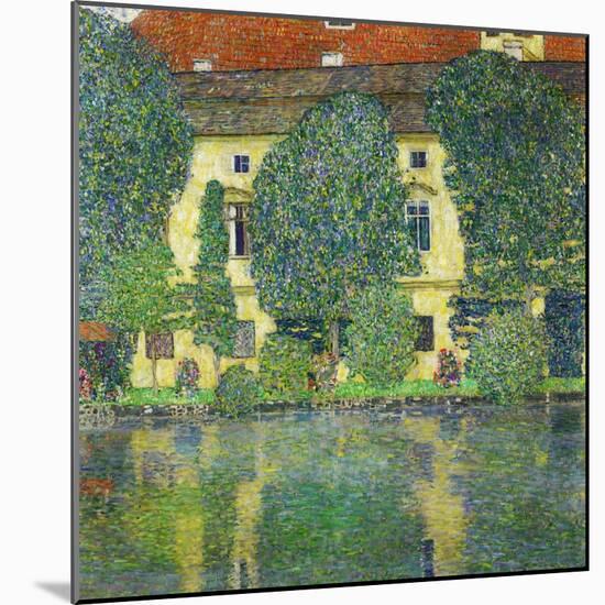 Schloss Kammer Am Attersee III (Wasserschloss), 1910-Gustav Klimt-Mounted Giclee Print