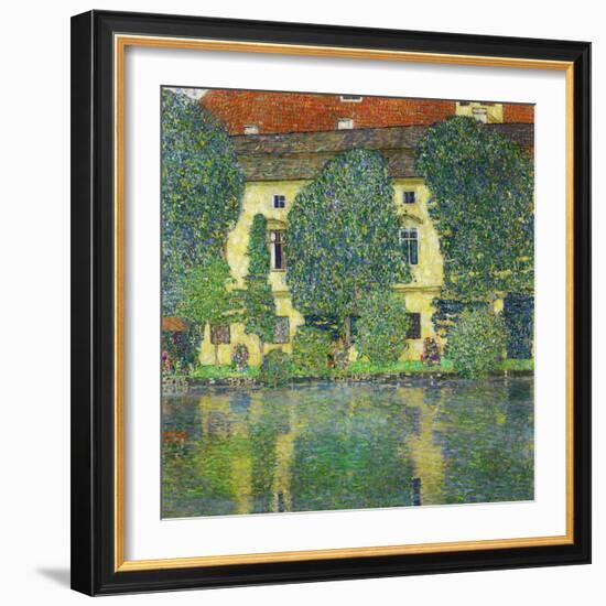 Schloss Kammer Am Attersee III (Wasserschloss), 1910-Gustav Klimt-Framed Giclee Print