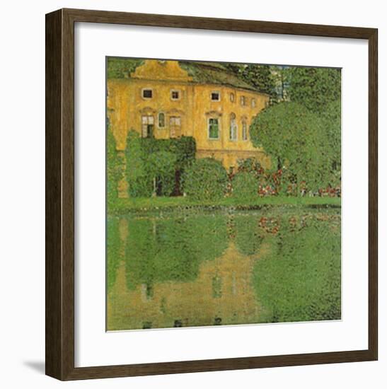 Schloss Kammer on Attersee 2-Gustav Klimt-Framed Art Print