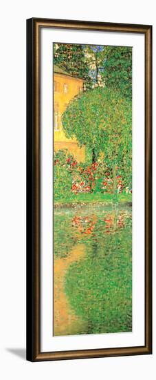 Schloss Kammer on Attersee (detail)-Gustav Klimt-Framed Art Print