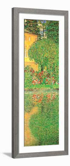 Schloss Kammer on Attersee (detail)-Gustav Klimt-Framed Art Print