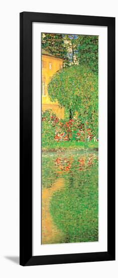 Schloss Kammer on Attersee (detail)-Gustav Klimt-Framed Art Print