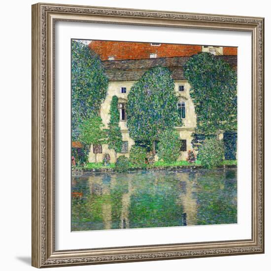 Schloss Kammer on Lake Attersee III, 1910-Gustav Klimt-Framed Giclee Print