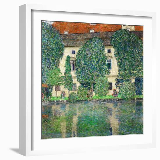 Schloss Kammer on Lake Attersee III, 1910-Gustav Klimt-Framed Giclee Print