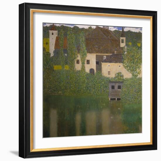 Schloss Kammer on the Attersee (I), 1908-Gustav Klimt-Framed Premium Giclee Print