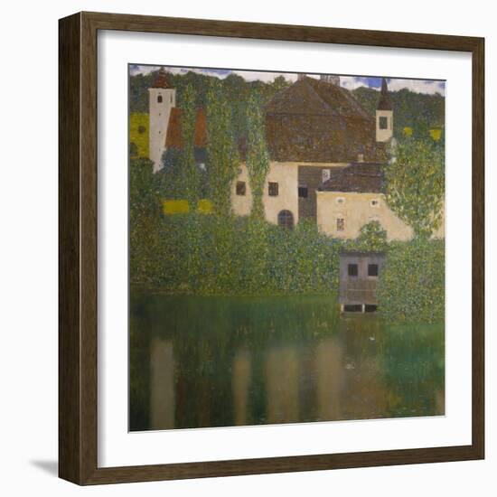 Schloss Kammer on the Attersee (I), 1908-Gustav Klimt-Framed Giclee Print