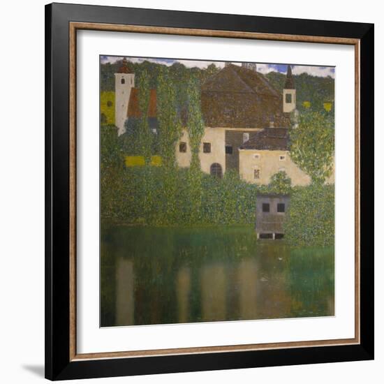 Schloss Kammer on the Attersee (I), 1908-Gustav Klimt-Framed Giclee Print